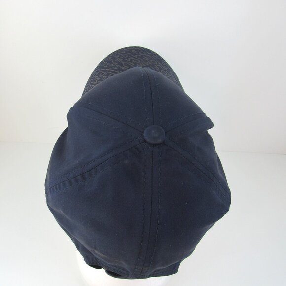 Tommy Hilfiger Logo Navy Blue Men's Adjustable Strap Back Cap Hat - Picture 6 of 10